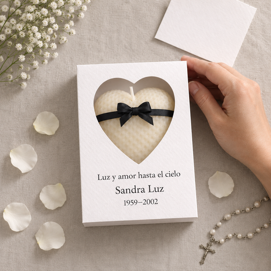 Corazón Aniversario Luctuoso
