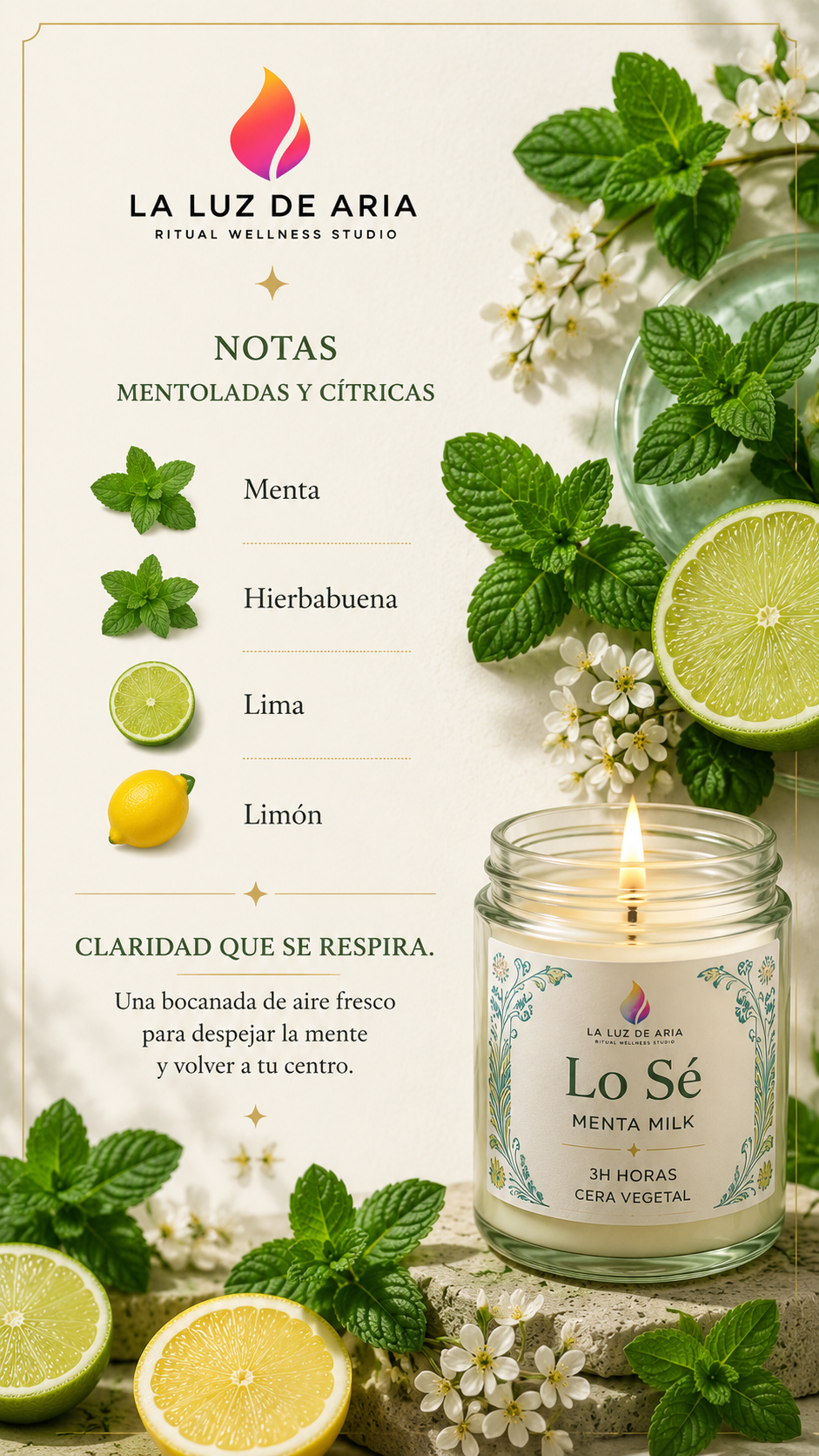 🌿 Lo Sé. Menta Milk