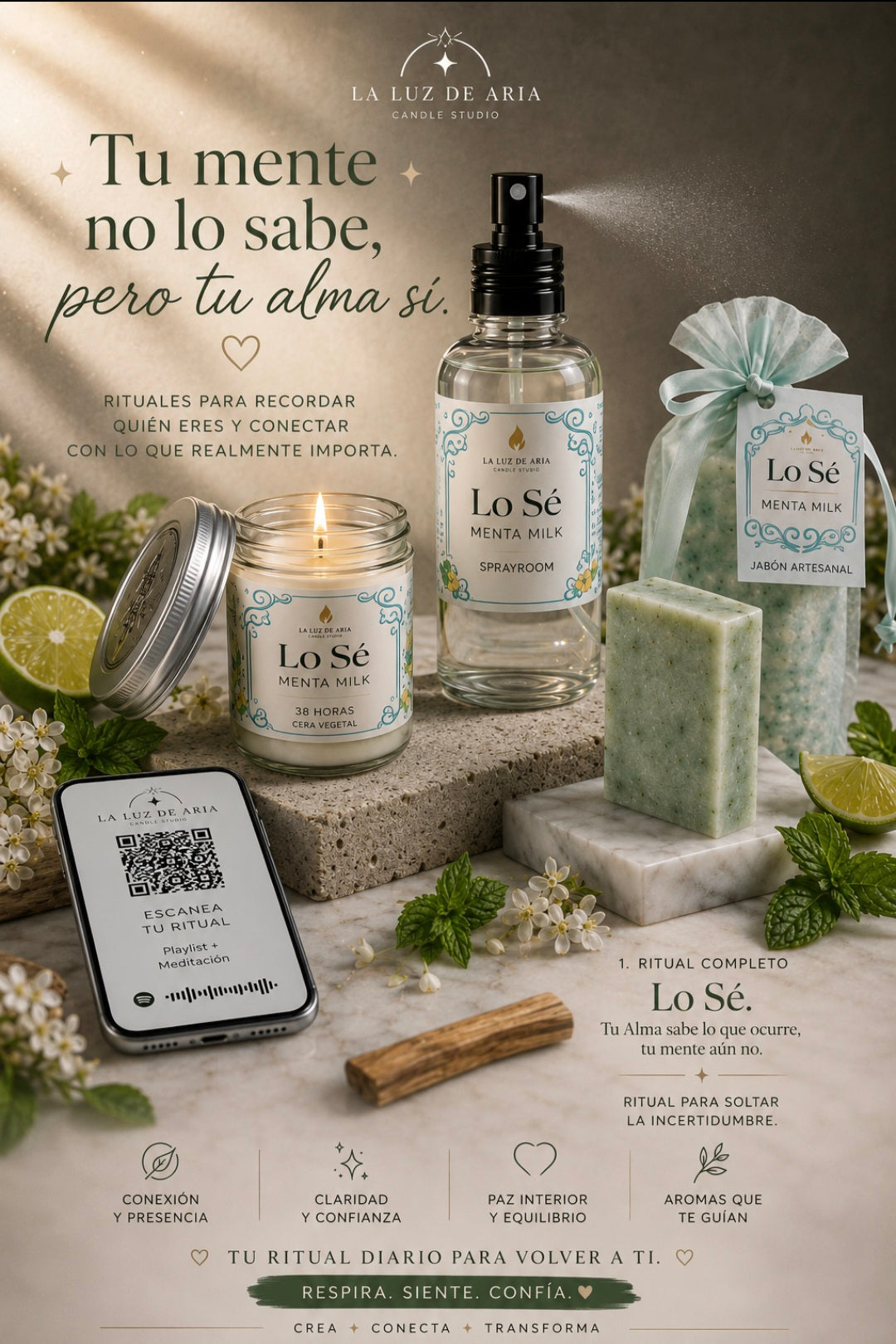 🌿 Lo Sé. Menta Milk